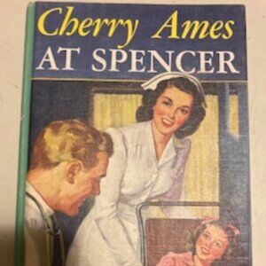 "Vintage 1949 Cherry Ames at Spencer (Book #10) by Julie Tatham - Hardcover"